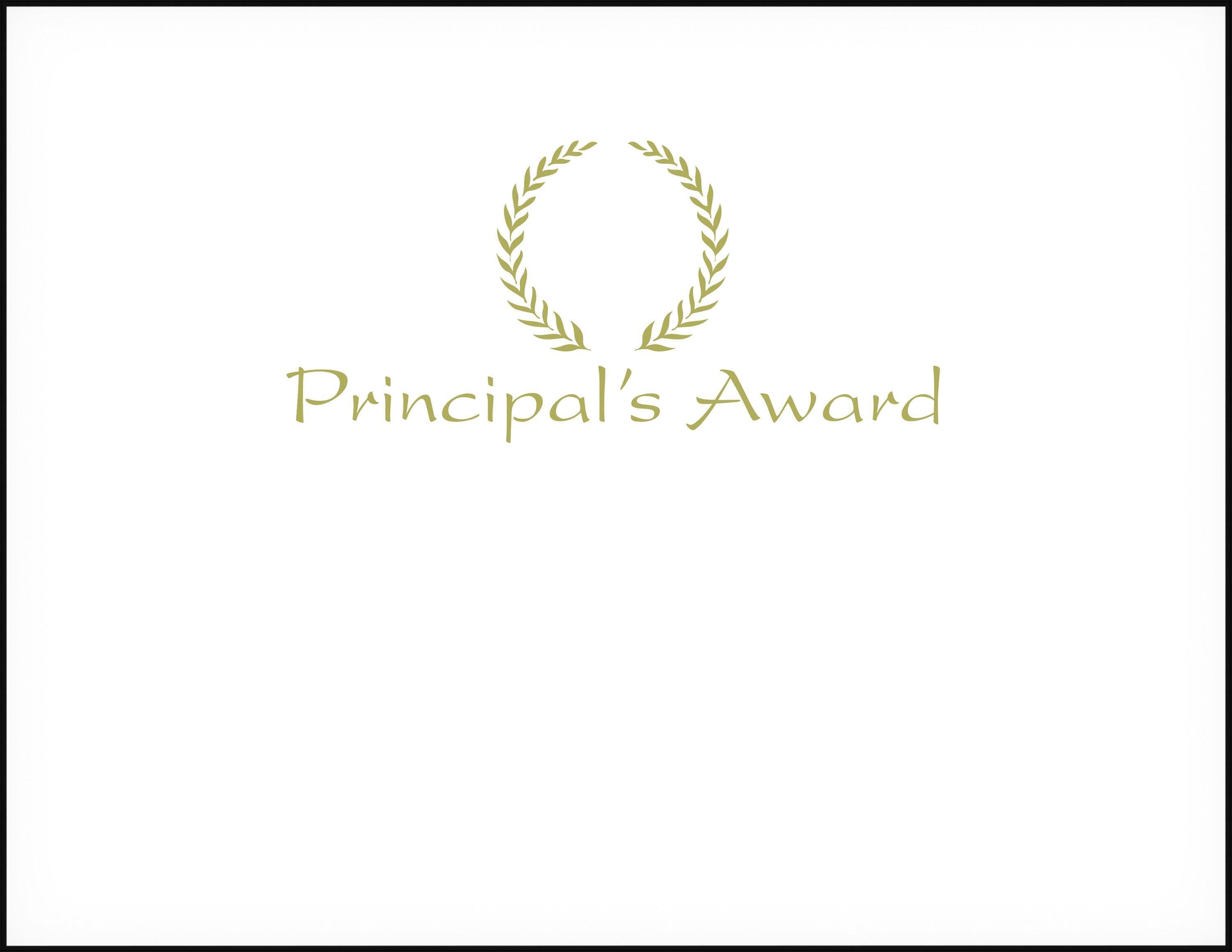 Achieve It! Principal's Embossed Award, 11 x 8-1/2 inches, Gold Foil, Pack of 25 2104384